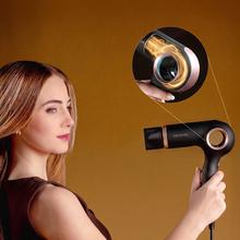DryGlam Waves 6in1 Sensor Black Secador Brushless con Tecnología de sensor de distancia, Iones, 6 accesorios, Triple protección del calor, 1400W, 110.000 rpm