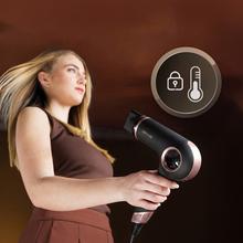 DryGlam Waves 6in1 Sensor Black Secador Brushless con Tecnología de sensor de distancia, Iones, 6 accesorios, Triple protección del calor, 1400W, 110.000 rpm