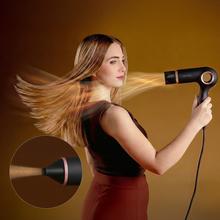 DryGlam Waves 6in1 Sensor Black Secador Brushless con Tecnología de sensor de distancia, Iones, 6 accesorios, Triple protección del calor, 1400W, 110.000 rpm