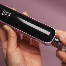 Lisse Keratin Essence Cotton Candy Piastra per capelli con funzione HeatMax, 130-230 °C, rivestimento in ceramica con cheratina e olio di argan, custodia da viaggio inclusa