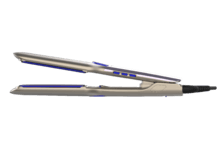 Lisse i-Twerk Max: Plancha de pelo con infrarrojos y placas vibratorias, Iones, 160º-230ºC, Placas anchas, Cerámica y Turmalina, Calentamiento rápido.