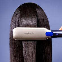 Lisse i-Twerk Max: Plancha de pelo con infrarrojos y placas vibratorias, Iones, 160º-230ºC, Placas anchas, Cerámica y Turmalina, Calentamiento rápido.