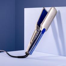 Lisse i-Twerk Max: Plancha de pelo con infrarrojos y placas vibratorias, Iones, 160º-230ºC, Placas anchas, Cerámica y Turmalina, Calentamiento rápido.