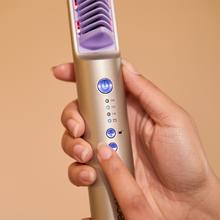 InstantCare Lisse iSphere: cepillo alisador con infrarrojos e iones, 140º-200ºC, Función memoria