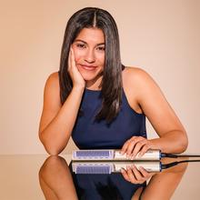 InstantCare Lisse iSphere: cepillo alisador con infrarrojos e iones, 140º-200ºC, Función memoria