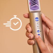 InstantCare Lisse iSphere InstantCare Lisse iSphere : brosse lissante à infrarouge et ions, 140 °C - 200 °C, fonction mémoire