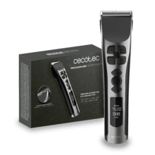 PrecisionCare Expert Motion: Cortapelos con movimiento automático de cuchilla, Motor Brushless, Cuchilla con Cerámica, 10 peines, Base de carga