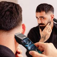 PrecisionCare Expert Motion: Cortapelos con movimiento automático de cuchilla, Motor Brushless, Cuchilla con Cerámica, 10 peines, Base de carga