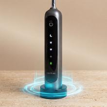 ToothCare DeluxeSwing: Cepillo de dientes eléctrico con Oscilación 60º, 3 Modos Personalizados, 3 cabezales, Ligero y compacto