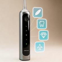 ToothCare DeluxeSwing: Cepillo de dientes eléctrico con Oscilación 60º, 3 Modos Personalizados, 3 cabezales, Ligero y compacto