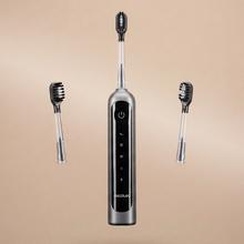 ToothCare DeluxeSwing: Cepillo de dientes eléctrico con Oscilación 60º, 3 Modos Personalizados, 3 cabezales, Ligero y compacto