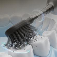 ToothCare DeluxeSwing: Cepillo de dientes eléctrico con Oscilación 60º, 3 Modos Personalizados, 3 cabezales, Ligero y compacto