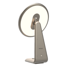 FaceCare Mirror Design: Espejo de Maquillaje recargable, Función de Lámpara, 3 intensidades de Luz