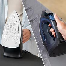 Ironhero H-2600 La Plancha Horizontal ofrece 2600 W de potencia para un planchado rápido y eficaz, con vapor continuo de 60 g/min y golpe de 210 g/min que elimina incluso las arrugas más difíciles. Su suela cerámica, depósito de 300 ml y sistemas antical, antigoteo y autoapagado Smart Auto OFF garantizan un uso cómodo y seguro.