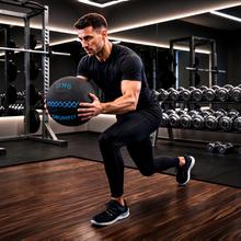 Drumfit WALLPRO-KV 9Kg Wallball : ballon en sable et kevlar, résistant à l'eau et à la transpiration, avec une bonne adhérence et des coutures renforcées pour la force et l'entraînement croisé.