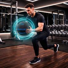 Drumfit WALLPRO-KV 9Kg Wallball: balón de arena y kevlar, resistente al agua y sudor, con agarre y costuras reforzadas para fuerza y cross training.