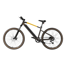 E-Xplore Pro Bicicleta eléctrica de montaña con cuadro de aluminio, ruedas de 27,5” y batería extraíble de 10,2 Ah, que ofrece una autonomía de hasta 55 km. Incorpora suspensión delantera Suntour de 100 mm, transmisión de 8 velocidades y frenos Tektro.