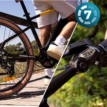 E-Xplore Pro Bicicleta eléctrica de montaña con cuadro de aluminio, ruedas de 27,5” y batería extraíble de 10,2 Ah, que ofrece una autonomía de hasta 55 km. Incorpora suspensión delantera Suntour de 100 mm, transmisión de 8 velocidades y frenos Tektro.