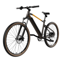 E-Xplore Pro Bicicleta eléctrica de montaña con cuadro de aluminio, ruedas de 27,5” y batería extraíble de 10,2 Ah, que ofrece una autonomía de hasta 55 km. Incorpora suspensión delantera Suntour de 100 mm, transmisión de 8 velocidades y frenos Tektro.