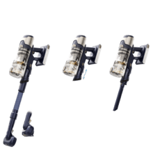 Conga Rockstar RS80 Pet Flex Detect Aspirador vertical con 600 W de potencia y 200 AW de potencia de succión. Cepillo antienredos Hairless. Autonomía de hasta 65 minutos en modo Eco y aspirador de mano. Cepillo de mascotas. Tubo flexible.