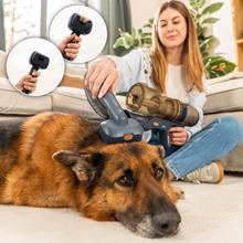 Conga Rockstar RS80 Pet Flex Detect Aspirador vertical con 600 W de potencia y 200 AW de potencia de succión. Cepillo antienredos Hairless. Autonomía de hasta 65 minutos en modo Eco y aspirador de mano. Cepillo de mascotas. Tubo flexible.