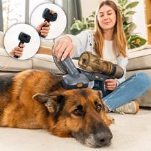 Conga Rockstar RS80 Pet Flex Detect Aspirador vertical con 600 W de potencia y 200 AW de potencia de succión. Cepillo antienredos Hairless. Autonomía de hasta 65 minutos en modo Eco y aspirador de mano. Cepillo de mascotas. Tubo flexible.