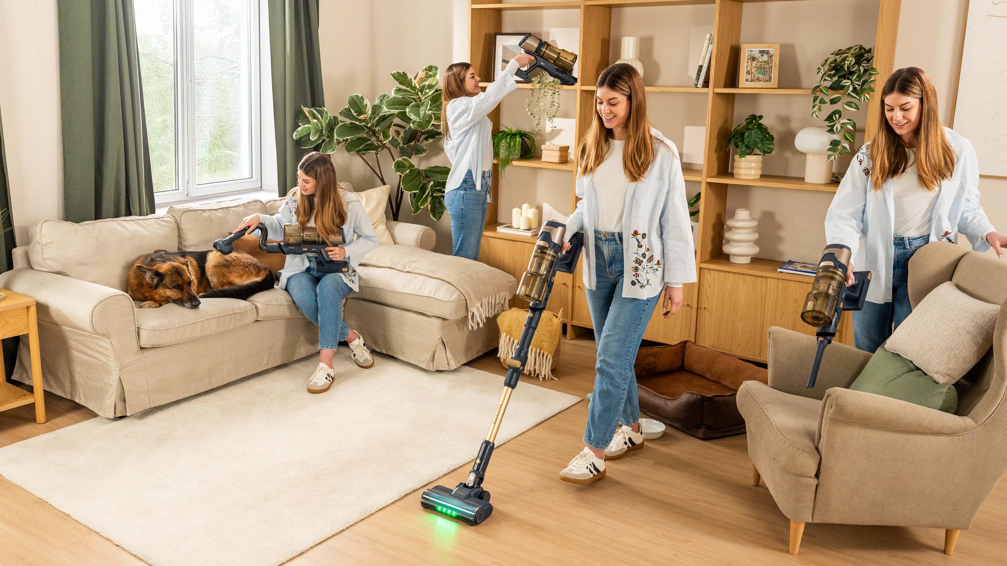 Hasta 140 m² sin parones