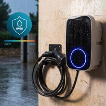 PIT&STOP SMART 7,4 kW CecoHome OCPP para vehículos eléctricos e híbridos enchufables. Monofásico, con balance de carga y conexión Tipo 2, cable de 5 m, compatible con instalaciones domésticas. Incluye 2 tarjetas RFID, control por app vía WiFi, integración OCPP y protección IP65. Cumple con estándares CE, FCC y RoHS.
