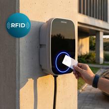 PIT&STOP SMART 7,4 kW CecoHome OCPP para vehículos eléctricos e híbridos enchufables. Monofásico, con balance de carga y conexión Tipo 2, cable de 5 m, compatible con instalaciones domésticas. Incluye 2 tarjetas RFID, control por app vía WiFi, integración OCPP y protección IP65. Cumple con estándares CE, FCC y RoHS.
