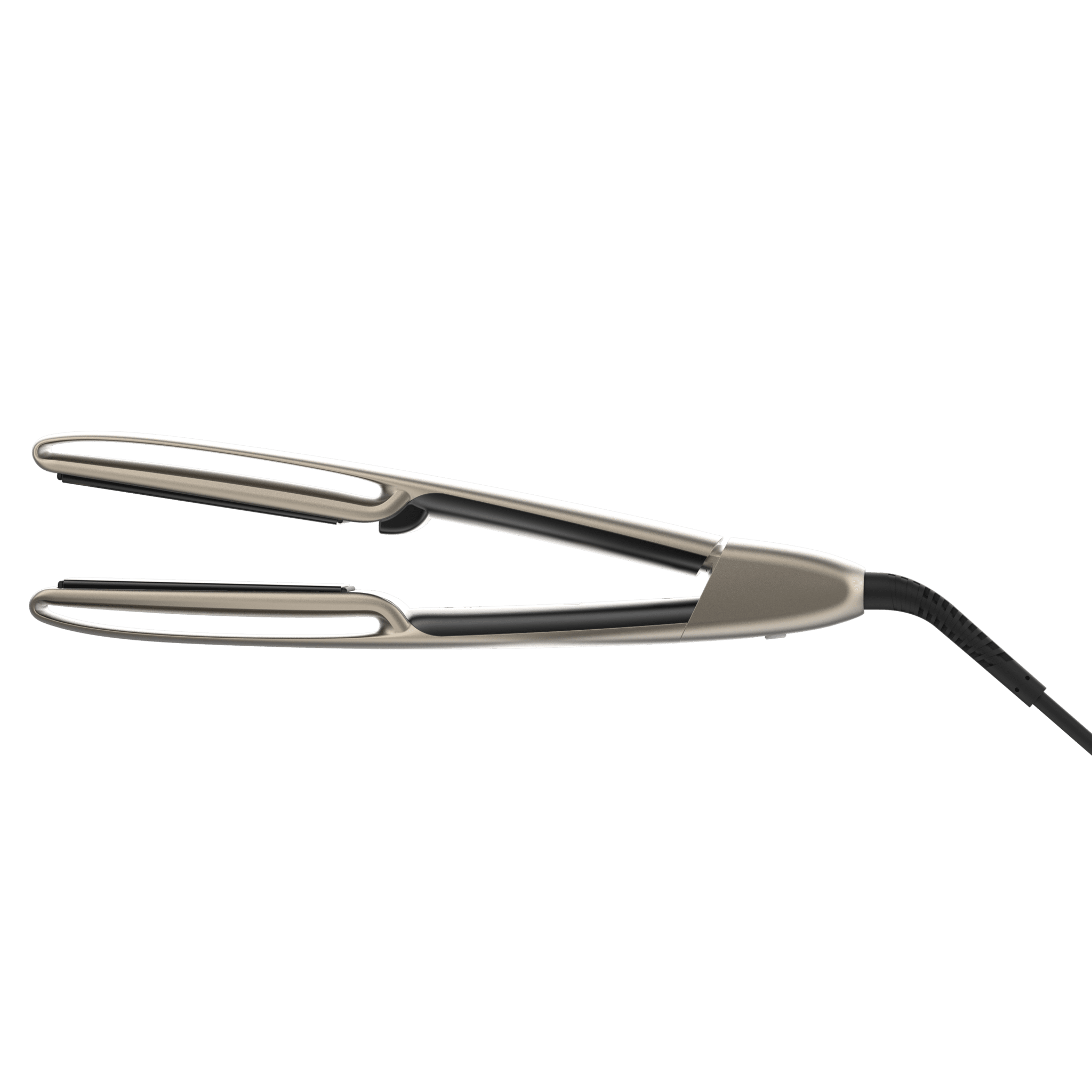 Detalle de la plancha Cecotec Lisse Plasma Sensor con cable giratorio