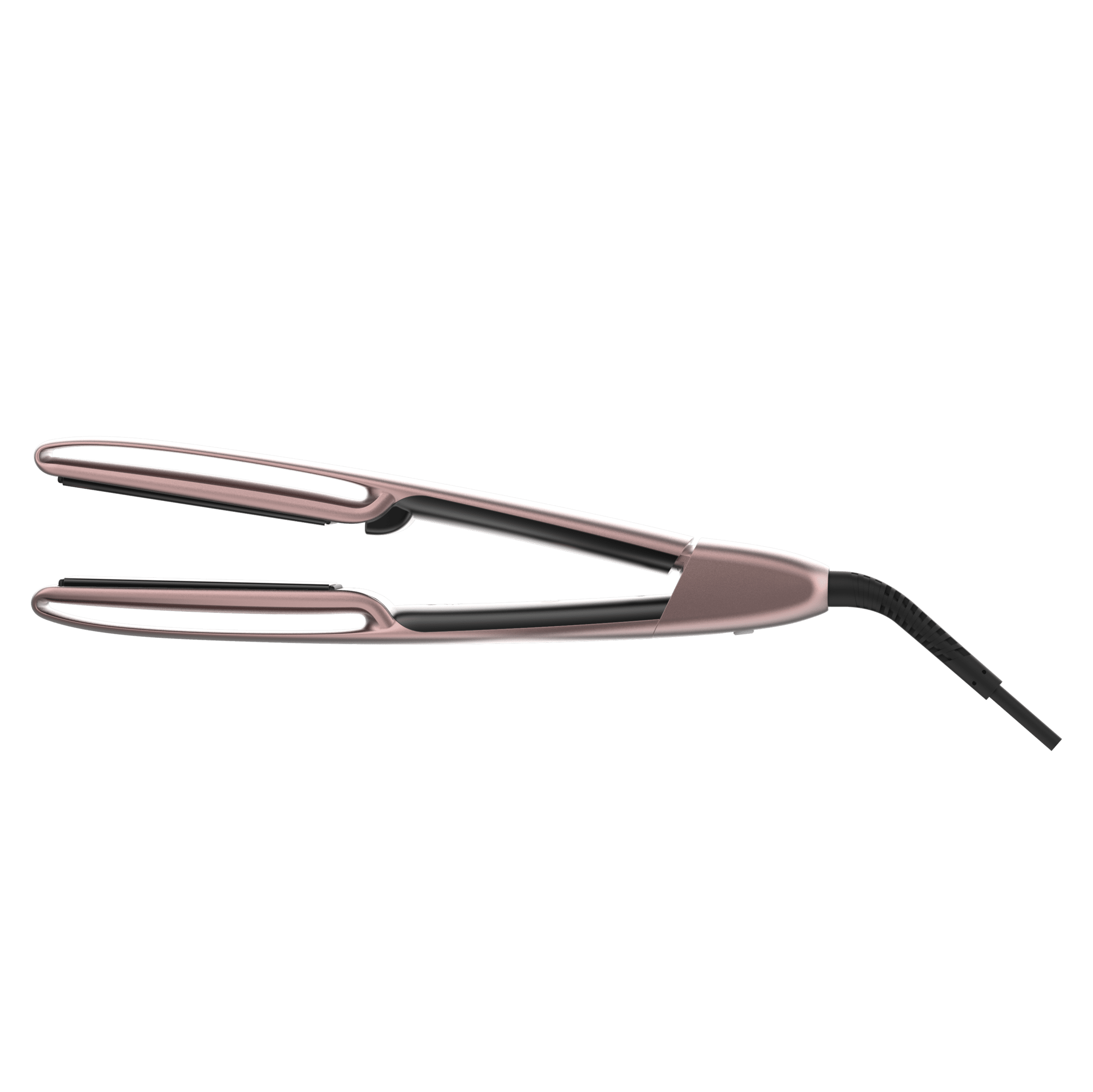 Plancha Cecotec Lisse Plasma Sensor Black vista lateral con cable