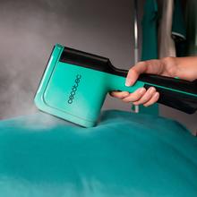 IronHero V-1500 DualBrush SunPlancha vertical. 1500W de. potencia y 25 g/min de vapor continuo. Cabezal con doble funcion: elimina arrugas y quita pelusas. Suela de acero inoxidable. Lista para planchar en 30 segundos. Uso sin tabla de planchar.