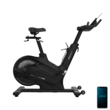 Drumfit indoor PulseRide DrumFit PulseRide: bicicleta indoor con volante de inercia de 20 kg, pantalla LED, resistencia magnética y conectividad  para entrenamientos intensos en casa.