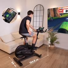 Drumfit indoor PulseRide DrumFit PulseRide ist ein Indoor-Bike mit 20‑kg‑Schwungrad, LED‑Display, elektromagnetischem Widerstand und Konnektivität für intensive Trainingseinheiten zu Hause.