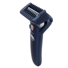 PrecisionCare OneShave Pro Lames en acier inoxydable, tête magnétique et flexible, IPX7, lumière LED, 1 peigne réglable, 1 tête laminaire, étui.