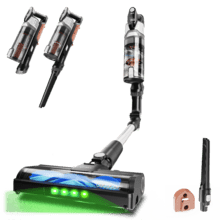 Conga Rockstar S30 Flex Aspirateur-balai Conga Rockstar S30 Flex. Puissance de 240 W et puissance d'aspiration de 80 AW. 20 kPa. Brosse anti-emmêlements HairLess. Autonomie jusqu'à 45 minutes en mode Eco et aspirateur à main. Voyant LED vert. Tube flexible.