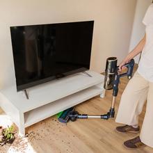 Conga Rockstar RS90 Pet Flex Detect Aspirador escoba sin cable con 650 W de potencia y 230 AW de potencia de succión. 30 kPa. Cepillo antienredos Hairless XXL. Autonomía de hasta 90 minutos en modo Eco y aspirador de mano. Luz LED verde. Tubo flexible. Cepillo para animales.