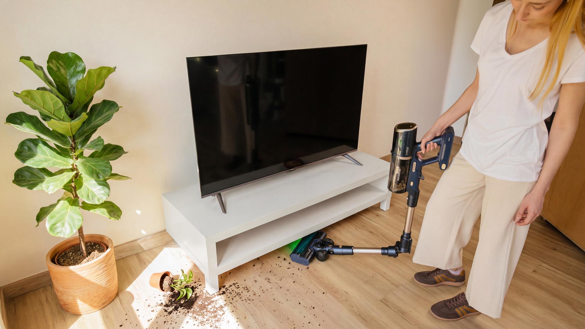 Aspira zonas bajas sin esfuerzo