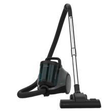 Conga Rockstar Cyclonic Pro Aspirador de trineo sin bolsa  con 900 W y 19 Kpa de potencia para una limpieza profunda. Incluye Cyclonic System, filtración de alta eficiencia y depósito de 2,5 L.