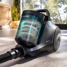 Conga Rockstar Cyclonic Pro Aspirador de trineo sin bolsa  con 900 W y 19 Kpa de potencia para una limpieza profunda. Incluye Cyclonic System, filtración de alta eficiencia y depósito de 2,5 L.