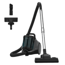 Conga Rockstar Cyclonic Pro Aspirador de trineo sin bolsa  con 900 W y 19 Kpa de potencia para una limpieza profunda. Incluye Cyclonic System, filtración de alta eficiencia y depósito de 2,5 L.