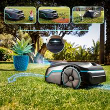 Conga GrassHopper 800 ProAI Rasenmähroboter ohne Begrenzungskabel. Objekterkennung per Kamera. Bis zu 800 m² in einer Woche abgedeckt. Regelmäßiger Schnitt, Schnitthöhe 30–60 mm. APP Control.