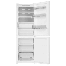 Bolero CoolMarket Combi 409 White Glass E Frigorífico Combi Cristal Blanco, MAX INSIDE con VIP tech, Cool Matrix, Cajón Variable 6 temperaturas con control de humedad, Total No Frost, Compresor Inverter Plus, Multi AirFlow, 409 L, 185x59,5cm, Funciones Fast Cooling y Fast Freezing, Modo Smart, Green HUB XL, Display Exterior, Puertas Reversibles, Botellero, Bandejas Cristal y Clase E.