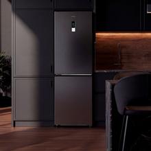 Bolero CoolMarket Combi 409 Dark C Frigorífico Combi Inox Oscuro, Clase C, MAX INSIDE con VIP tech, Cool Matrix, Cajón Variable 6 temperaturas con control de humedad, Total No Frost, Compresor Inverter Plus, Multi AirFlow, 409 L, 185x59,5cm, Funciones Fast Cooling y Fast Freezing, Modo Smart, Green HUB XL, Display Exterior, Puertas Reversibles, Botellero y Bandejas Cristal.