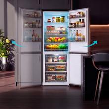 Bolero CoolMarket Combi 409 Dark C Frigorífico Combi Inox Oscuro, Clase C, MAX INSIDE con VIP tech, Cool Matrix, Cajón Variable 6 temperaturas con control de humedad, Total No Frost, Compresor Inverter Plus, Multi AirFlow, 409 L, 185x59,5cm, Funciones Fast Cooling y Fast Freezing, Modo Smart, Green HUB XL, Display Exterior, Puertas Reversibles, Botellero y Bandejas Cristal.