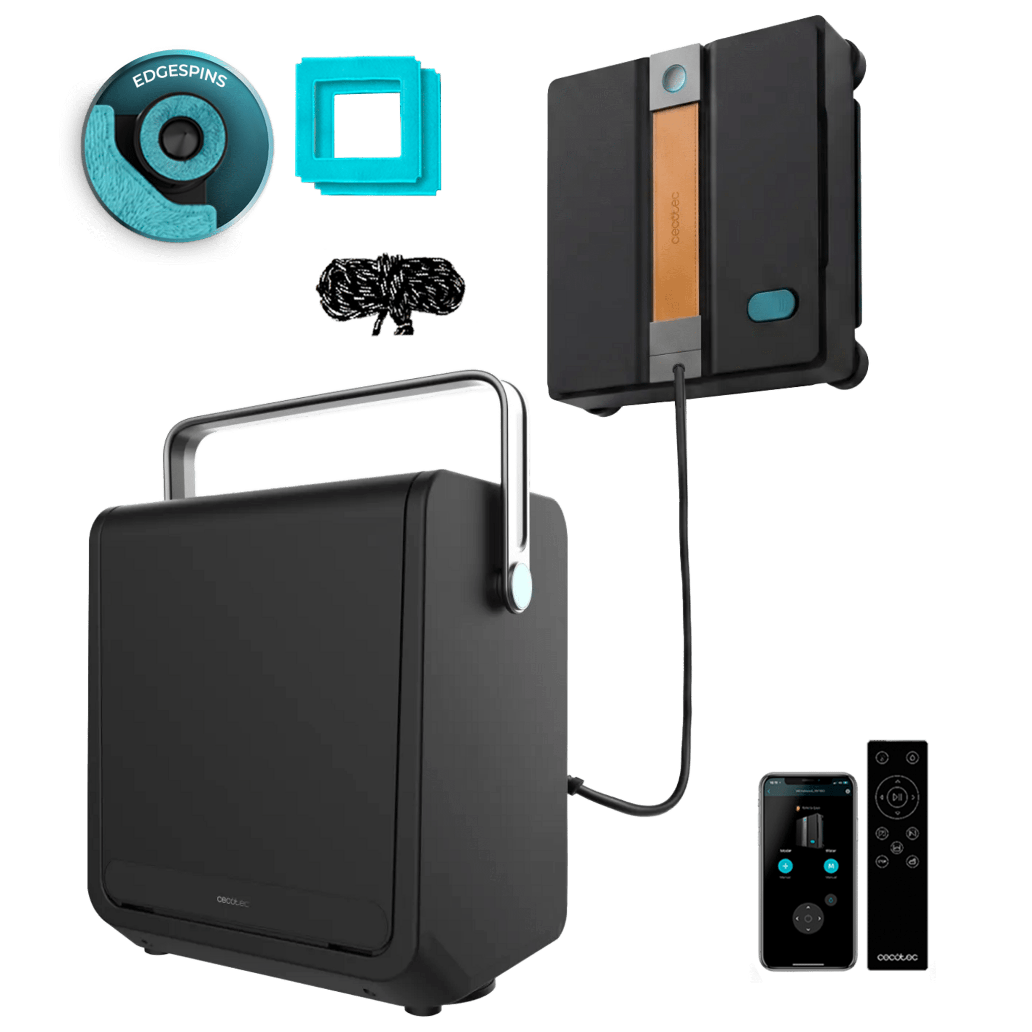 Conga Windroid W100 Station Fensterreinigungsroboter·mit·Station