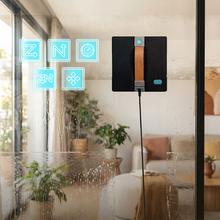 Conga Windroid W100 Station Robot limpiacristales 3 en 1 con gran autonomía y estación de carga constante, que pulveriza, limpia y seca todo tipo de superficies con resultados impecables incluso en bordes y esquinas.Ofrece manejo total por app o mando, alta velocidad de limpieza y máxima seguridad gracias a su cuerda y batería de seguridad.