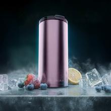 Power Titanium Shake2Go Candy Steel Batidoras de vaso individual con diseño compacto y portátil. Potencia 180W. Desmontable. Vaso metal 600ml. Tres programas automáticos. Libre BPA. Carga rápida.