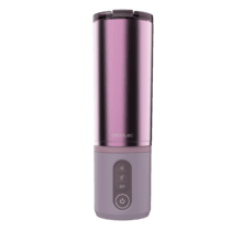 Power Titanium Shake2Go Candy Steel Batidoras de vaso individual con diseño compacto y portátil. Potencia 180W. Desmontable. Vaso metal 600ml. Tres programas automáticos. Libre BPA. Carga rápida.