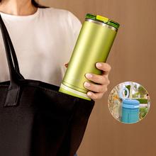 Power Titanium Shake2Go Olive Steel Batidoras de vaso individual con diseño compacto y portátil con  11.1V. Potencia 180W. Desmontable. Vaso metal 600ml. Tres programas automáticos. Libre BPA.